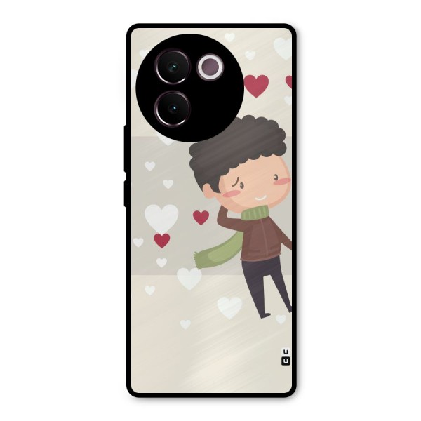 Boy in love Metal Back Case for Vivo V30e