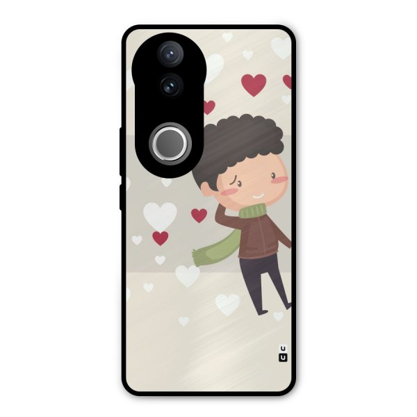 Boy in love Metal Back Case for Vivo V50e