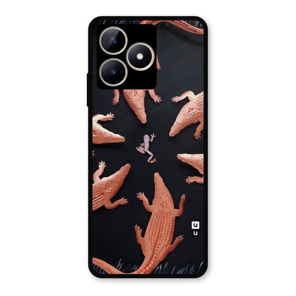 Brave Frog Metal Back Case for Realme C53