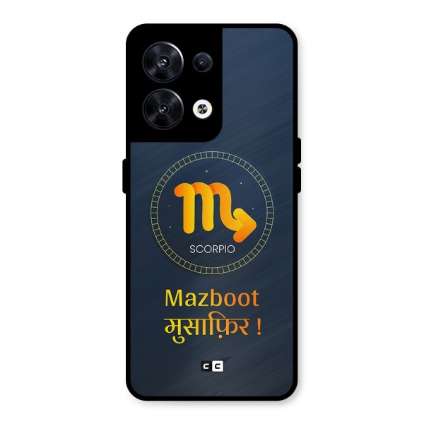 Brave Scorpio Metal Back Case for Oppo Reno8 5G