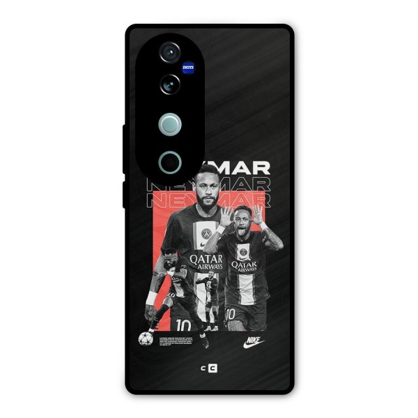 Brazilian Brilliance Metal Back Case for Vivo V40 Pro
