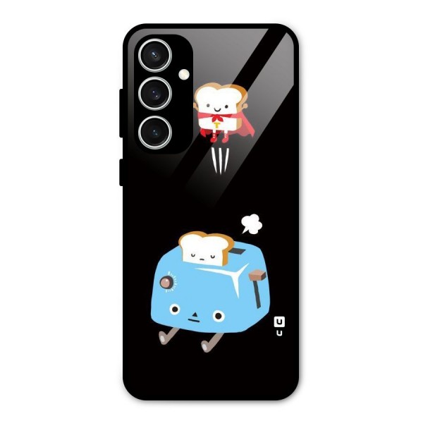 Bread Toast Glass Back Case for Galaxy S23 FE