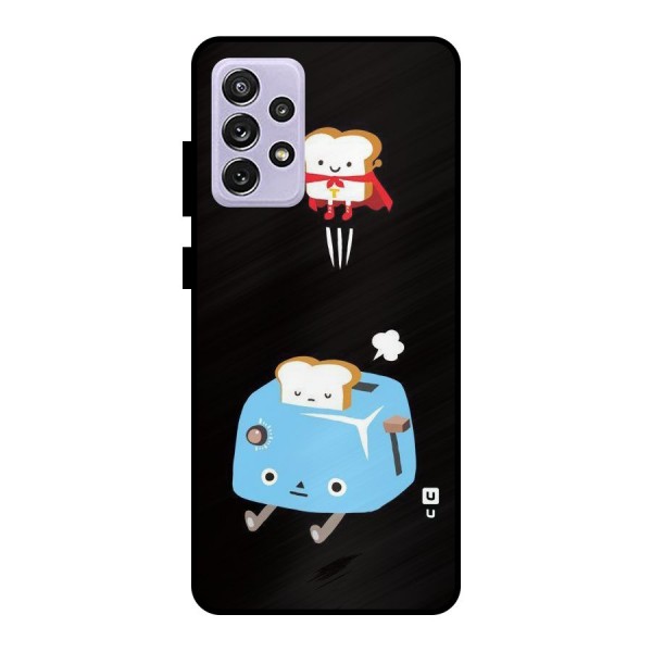 Bread Toast Metal Back Case for Galaxy A72