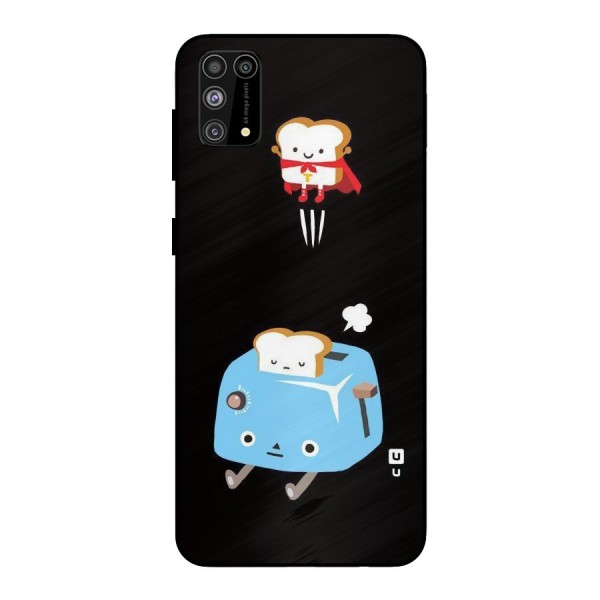 Bread Toast Metal Back Case for Galaxy F41