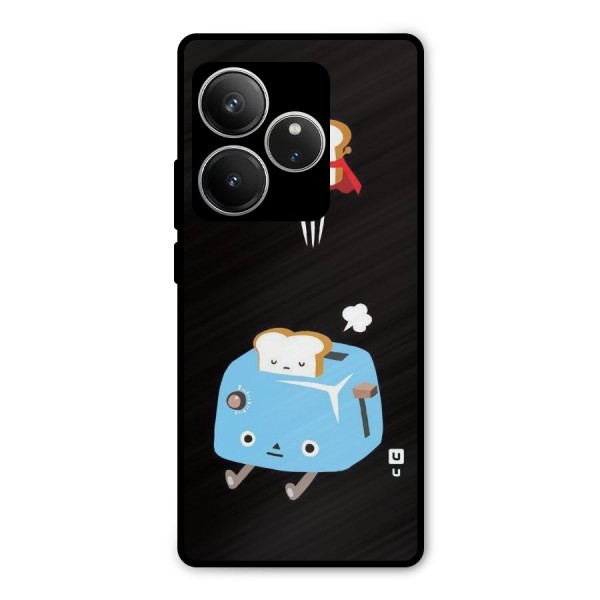 Bread Toast Metal Back Case for Realme GT 6
