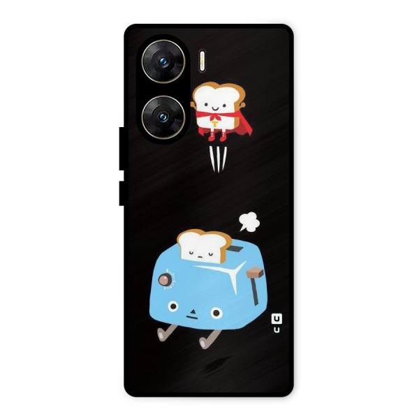 Bread Toast Metal Back Case for Vivo V29e