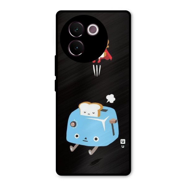 Bread Toast Metal Back Case for Vivo V30e