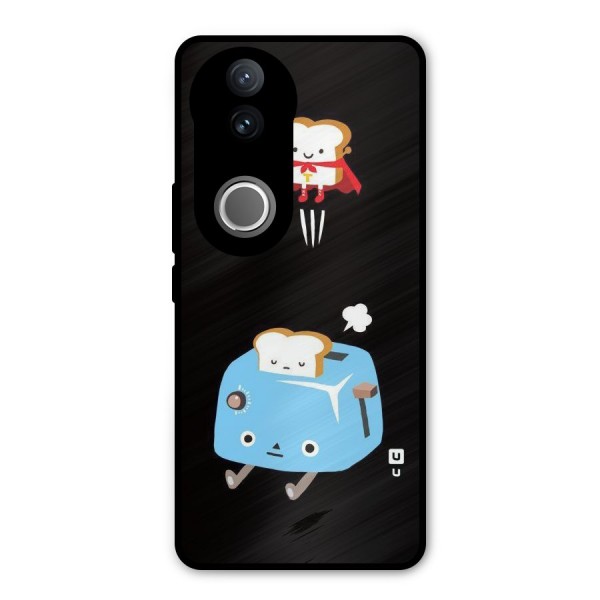 Bread Toast Metal Back Case for Vivo V50e