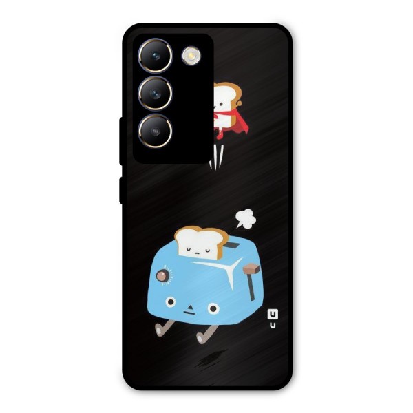 Bread Toast Metal Back Case for Vivo Y200e