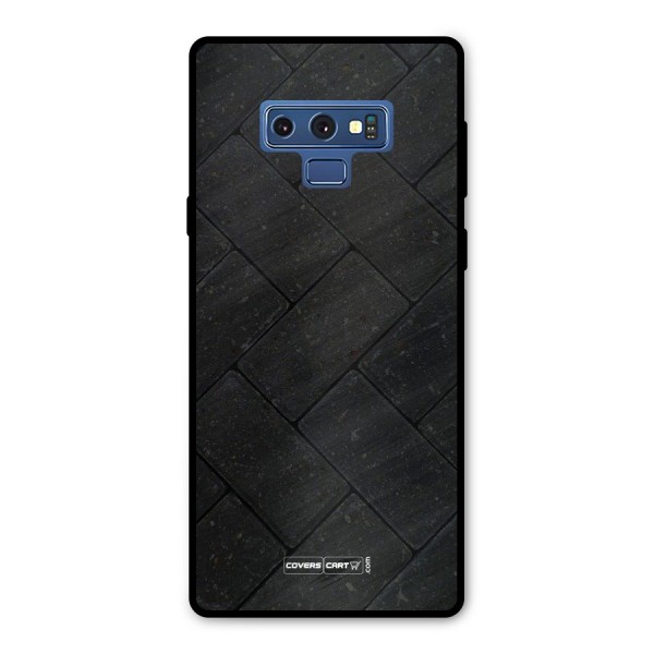 Bricks Pattern Metal Back Case for Galaxy Note 9