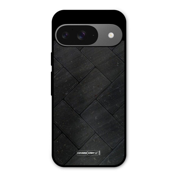 Bricks Pattern Metal Back Case for Google Pixel 9