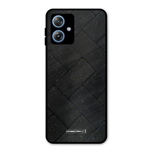 Bricks Pattern Metal Back Case for Moto G54