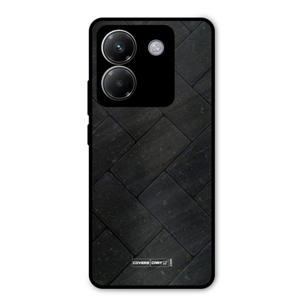 Bricks Pattern Metal Back Case for Poco M7 Pro 5G