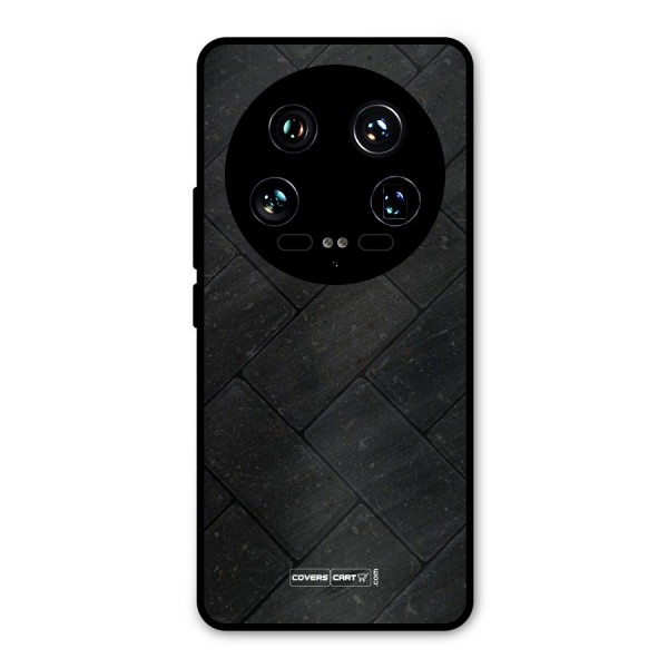 Bricks Pattern Metal Back Case for Xiaomi 14 Ultra