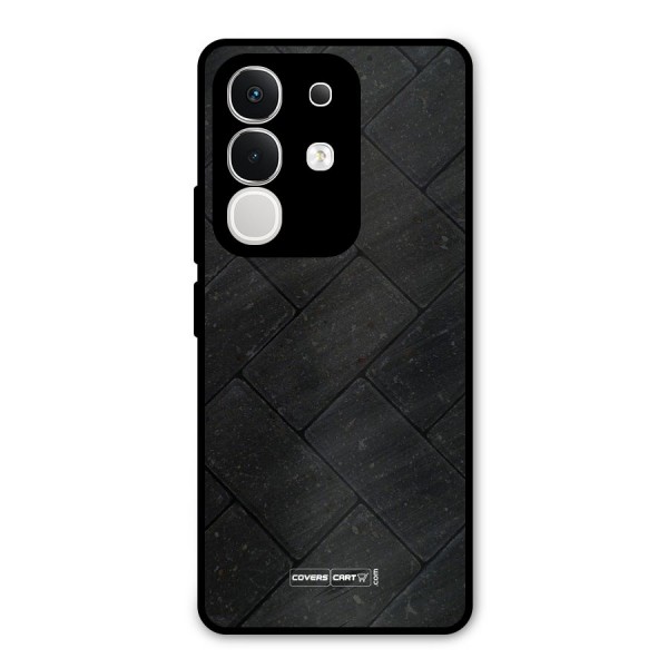 Bricks Pattern Metal Back Case for iQOO Z10x
