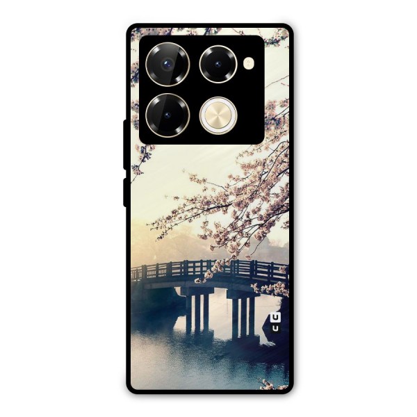 Bridge Blossom Metal Back Case for Infinix Note 40 Pro
