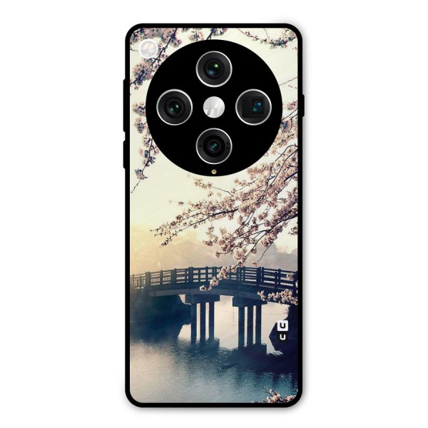 Bridge Blossom Metal Back Case for Oppo Find X8 Pro