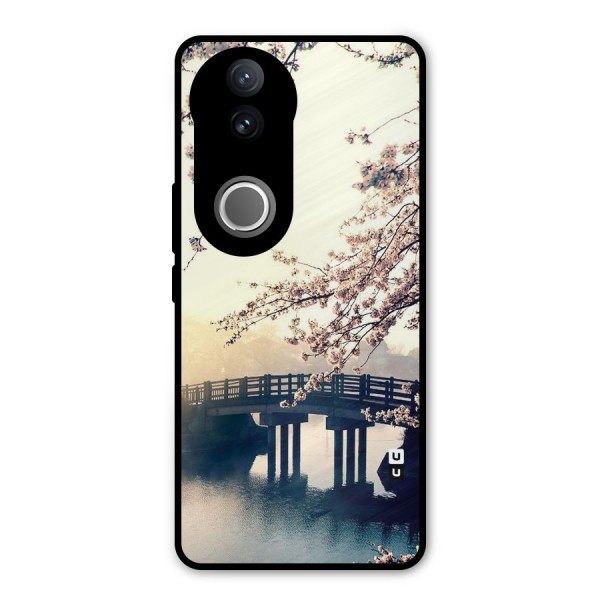 Bridge Blossom Metal Back Case for Vivo V50e