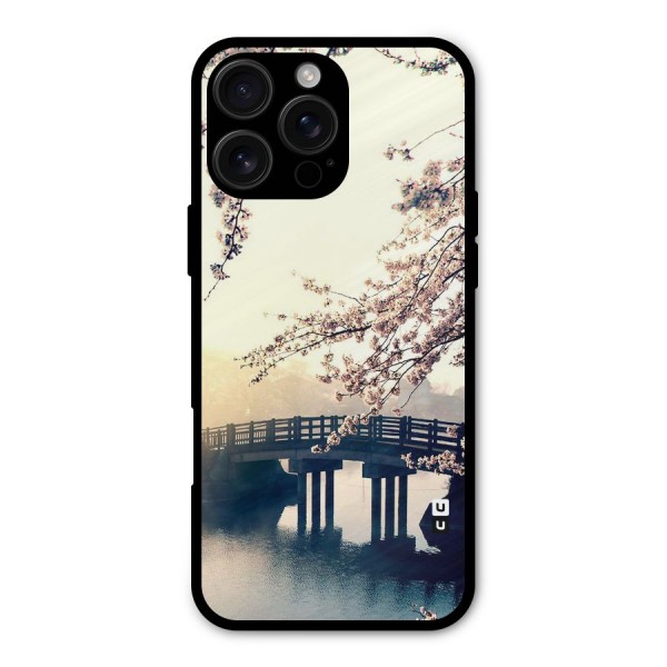 Bridge Blossom Metal Back Case for iPhone 16 Pro Max
