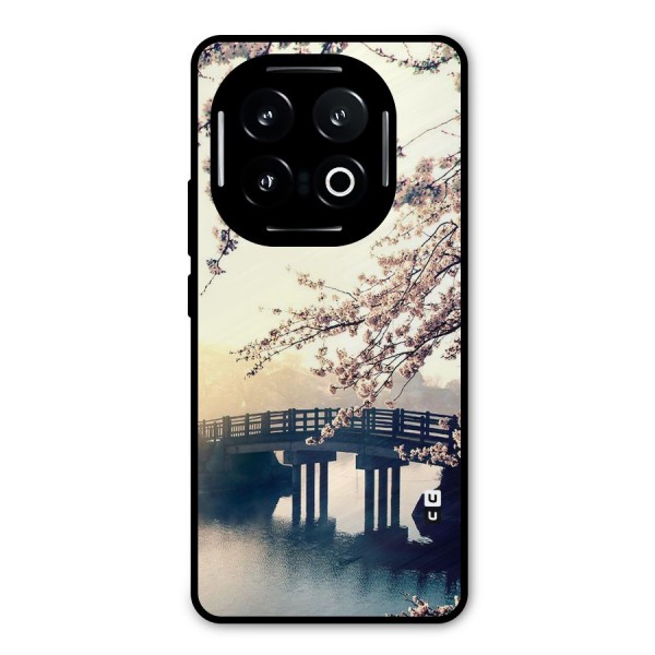 Bridge Blossom Metal Back Case for iQOO 13