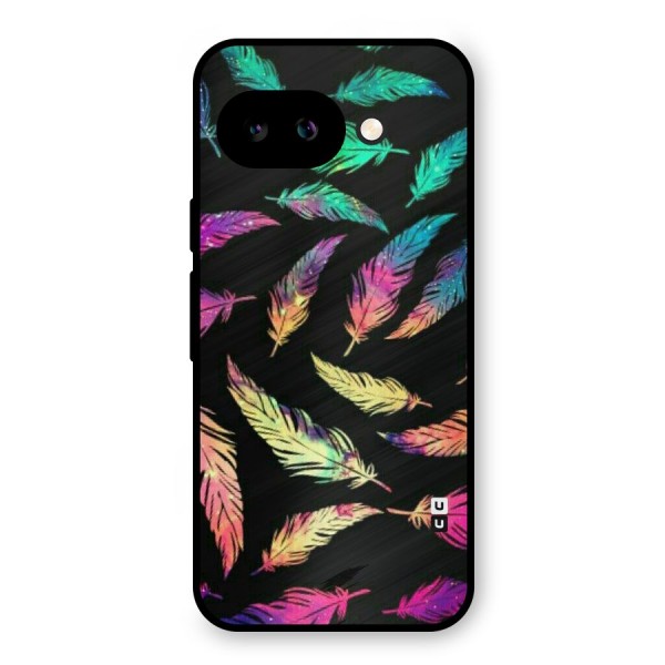 Bright Feathers Metal Back Case for Google Pixel 9a