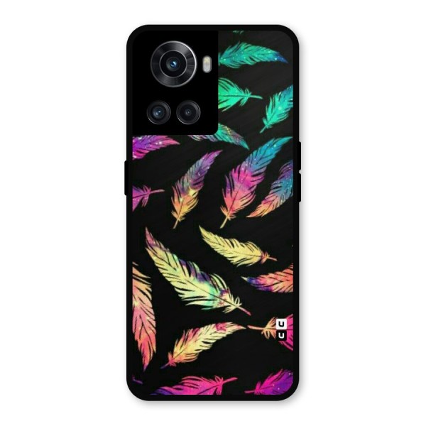 Bright Feathers Metal Back Case for OnePlus 10R