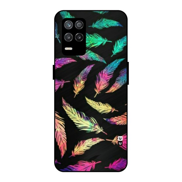Bright Feathers Metal Back Case for Realme 9 5G