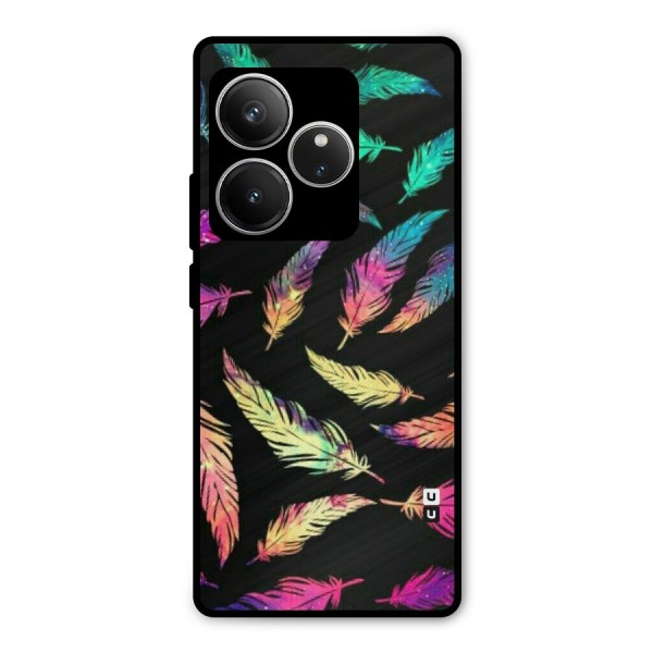 Bright Feathers Metal Back Case for Realme GT 6