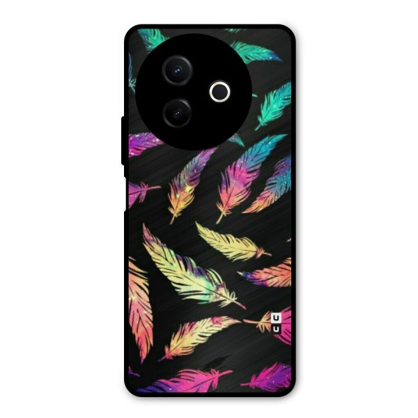 Bright Feathers Metal Back Case for Vivo Y39