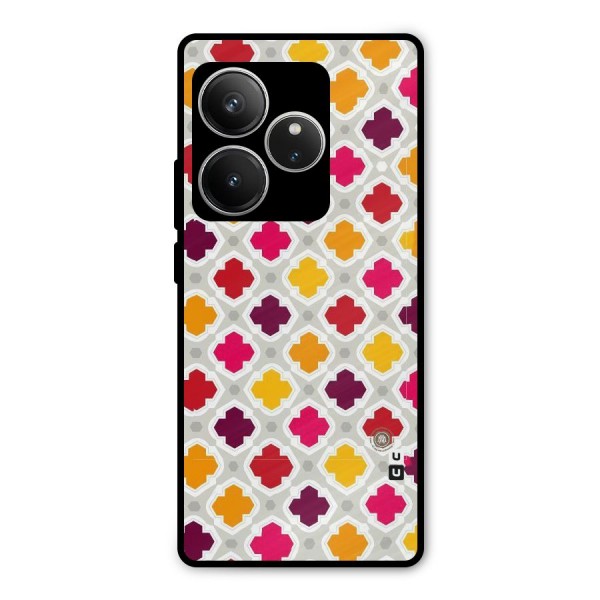 Bright Pattern Metal Back Case for Realme GT 6
