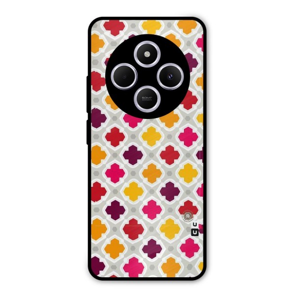 Bright Pattern Metal Back Case for Redmi A4