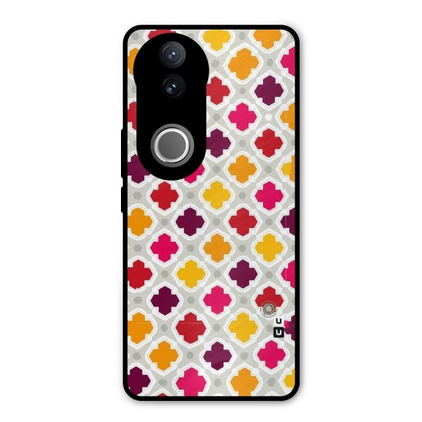 Bright Pattern Metal Back Case for Vivo V50e
