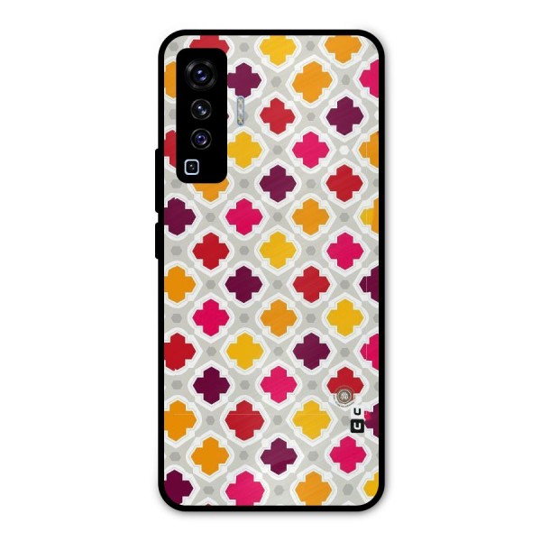 Bright Pattern Metal Back Case for Vivo X50