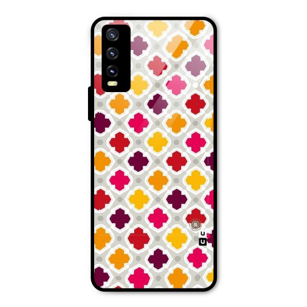 Bright Pattern Metal Back Case for Vivo Y20i