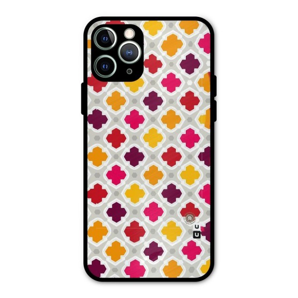 Bright Pattern Metal Back Case for iPhone 11 Pro Max