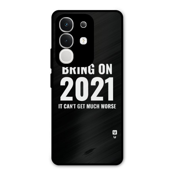 Bring On 2021 Metal Back Case for iQOO Z10x