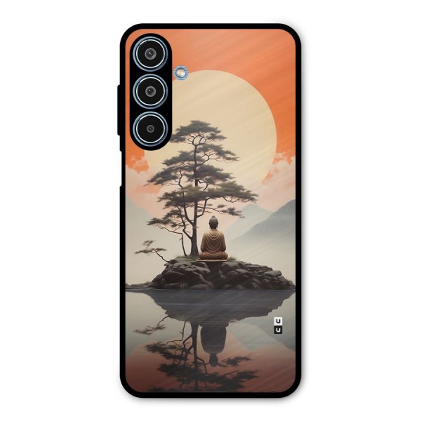 Buddha Nature Metal Back Case for Galaxy M35