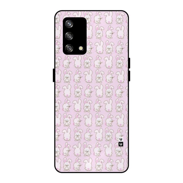 Bunny Cute Metal Back Case for Oppo F19s