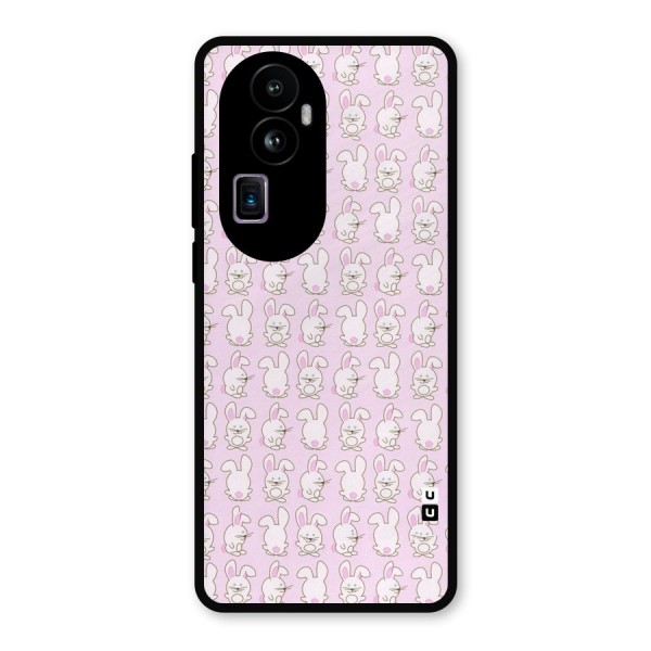 Bunny Cute Metal Back Case for Oppo Reno10 Pro Plus