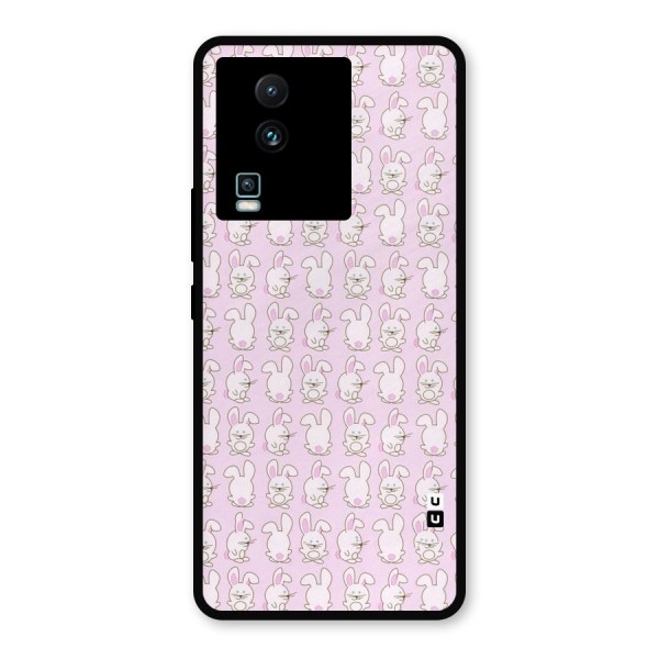 Bunny Cute Metal Back Case for iQOO Neo 7 Pro