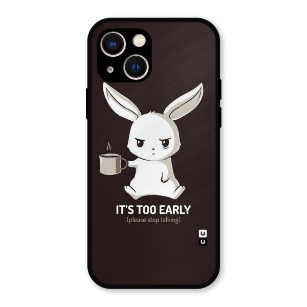 Bunny Early Metal Back Case for iPhone 13