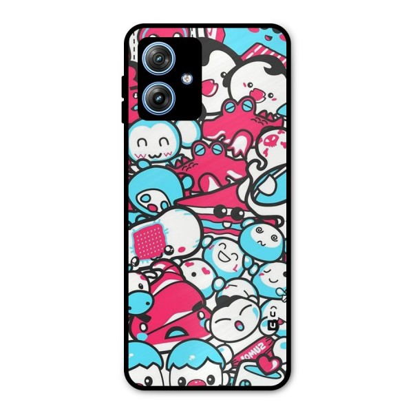 Bunny Quirk Metal Back Case for Moto G54