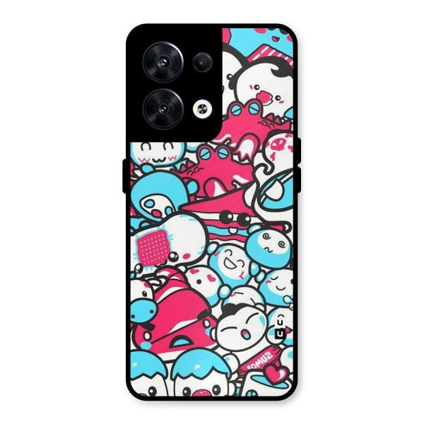 Bunny Quirk Metal Back Case for Oppo Reno8 5G