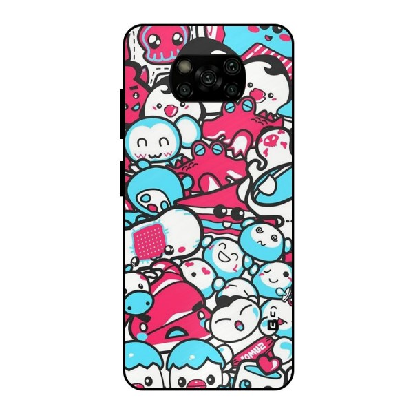 Bunny Quirk Metal Back Case for Poco X3