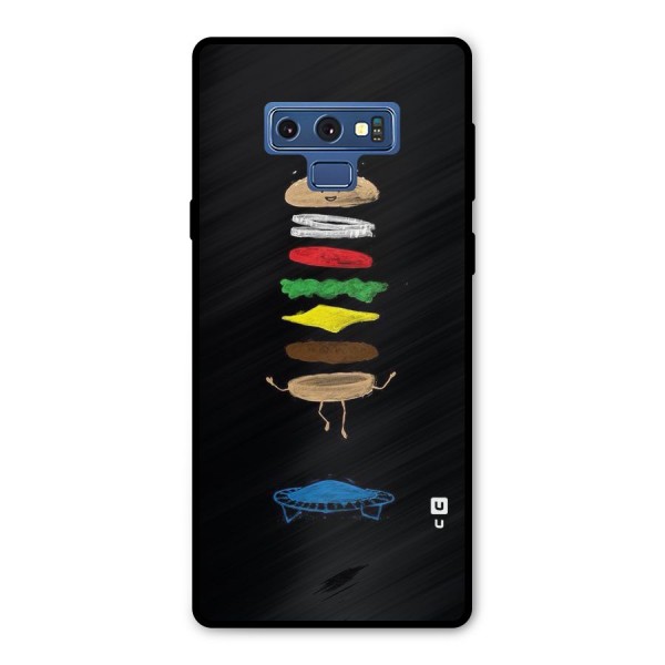 Burger Jump Metal Back Case for Galaxy Note 9