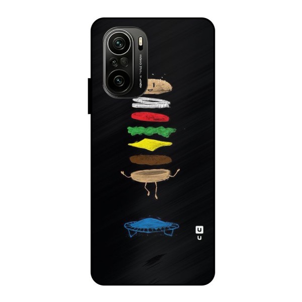 Burger Jump Metal Back Case for Mi 11X Pro