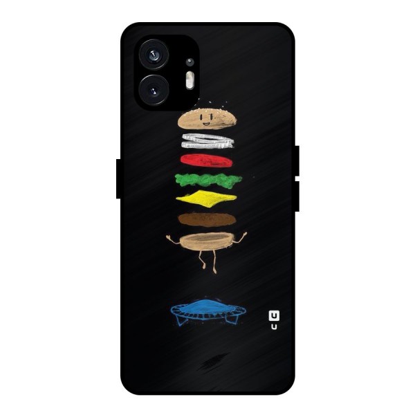 Burger Jump Metal Back Case for Nothing Phone 2