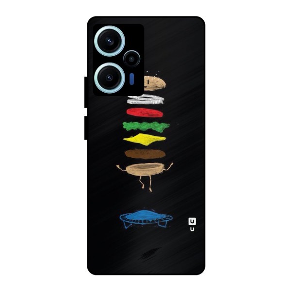 Burger Jump Metal Back Case for Poco F5