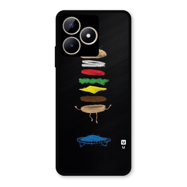 Burger Jump Metal Back Case for Realme C53
