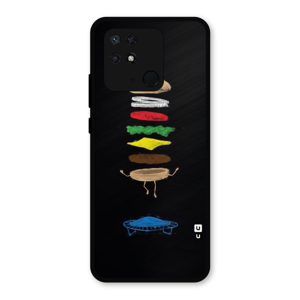 Burger Jump Metal Back Case for Redmi 10 Power